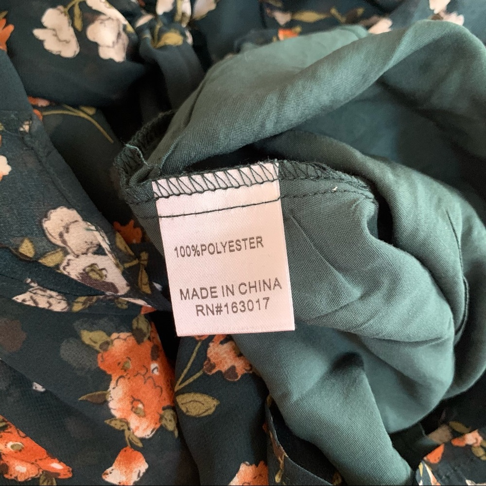 Princess Polly Teal Meral Mini Dress 6 - Picture 14 of 15